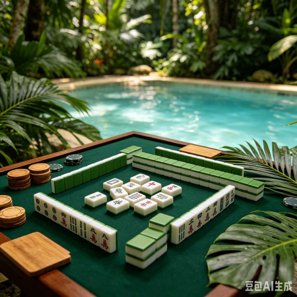 mahjong tile pushers and racks set