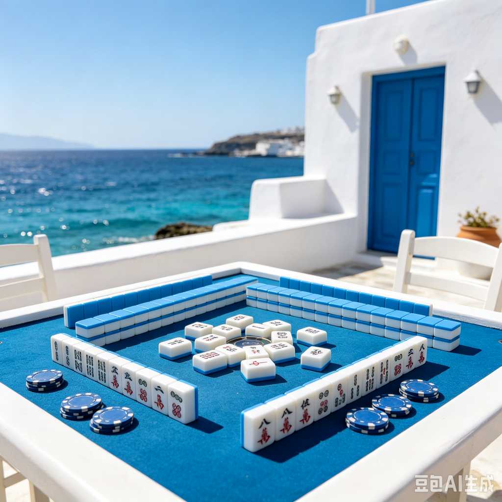 classic oriental board game mahjong